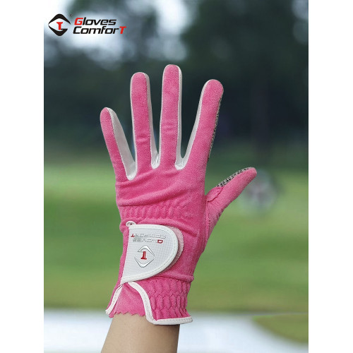 gt加長高爾夫手套女雙手防曬防滑耐磨超纖布夏季薄款透氣 2雙