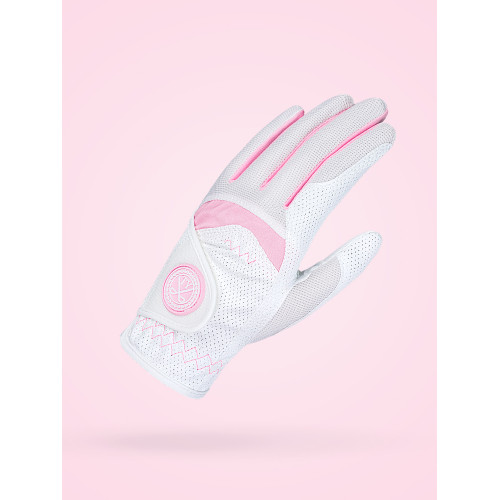 高爾夫球手套女士韓版防滑型手套透氣網布耐磨手套 左右雙手1雙裝