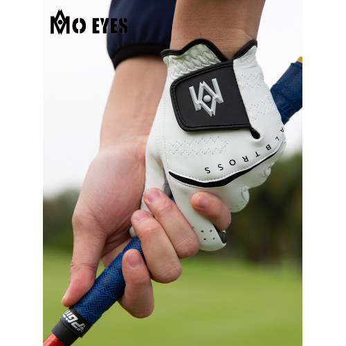 MO EYES 進口羊皮高爾夫球手套男士真皮防滑手套球桿用品單衹左手 MO EYES 進口羊皮高爾夫球手套男士真皮防滑手套球桿用品單衹左手