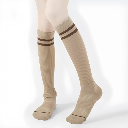 夏季防曬運動襪女長筒純棉舒適透氣瘦腿戶外運動高爾夫網球襪子 夏季防曬運動襪女長筒純棉舒適透氣瘦腿戶外運動高爾夫網球襪子