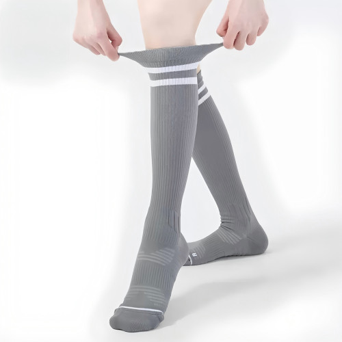 夏季防曬運動襪女長筒純棉舒適透氣瘦腿戶外運動高爾夫網球襪子 夏季防曬運動襪女長筒純棉舒適透氣瘦腿戶外運動高爾夫網球襪子