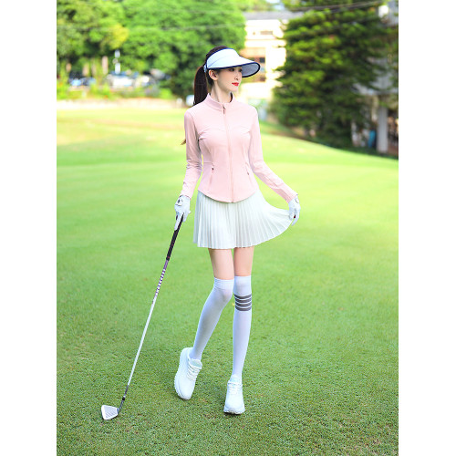 新品高爾夫球女士防曬速乾長袖外套開衫防走光短褲裙套裝上衣服裝 新品高爾夫球女士防曬速乾長袖外套開衫防走光短褲裙套裝上衣服裝