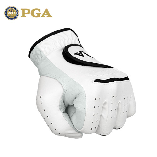 美國PGA 高爾夫手套 男士真皮手套 左右手 小羊皮+超纖皮 超透氣