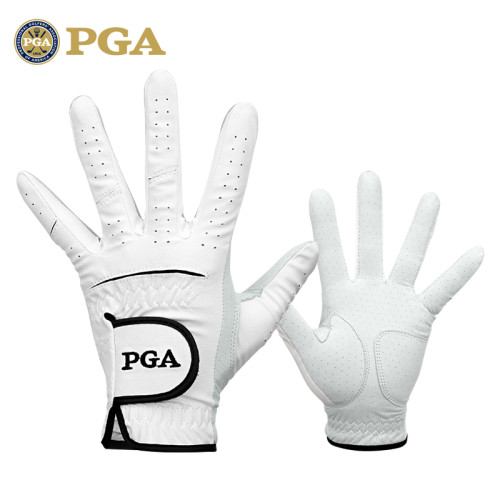 美國PGA 高爾夫手套 男士真皮手套 左右手 小羊皮+超纖皮 超透氣