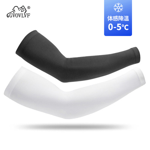 冰袖男女通用高爾夫球冰絲袖套防紫外線防曬透氣冰手臂套運動騎行