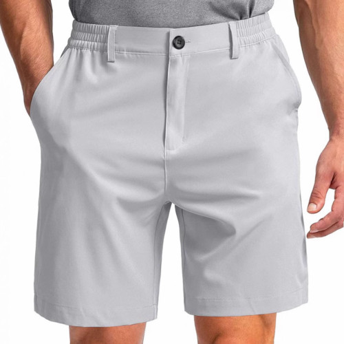 高爾夫冰絲速乾短褲男彈力五分褲夏季男松緊腰球褲男裝服裝褲子 高爾夫冰絲速乾短褲男彈力五分褲夏季男松緊腰球褲男裝服裝褲子