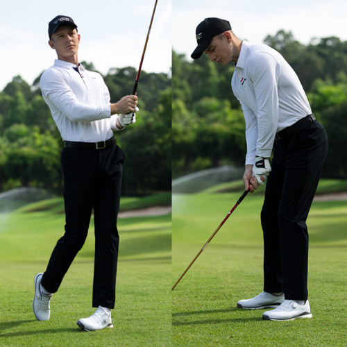 PGM高爾夫服裝男士秋冬季球衣長袖t恤運動上衣翻領衣服男裝Polo衫