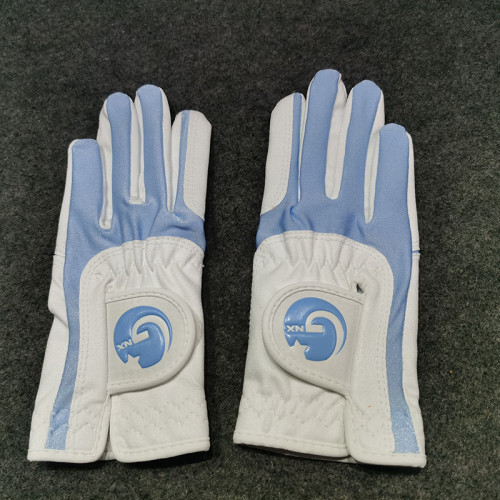 韓國兒童高爾夫手套男女童彈力布手套耐磨貼合可水洗手套大童雙手