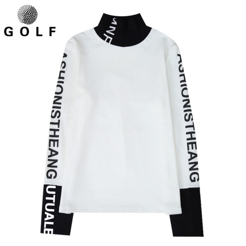 高爾夫女裝長袖T恤春秋冬保暖高彈力打底衫保暖衣 Golf球衣服裝女