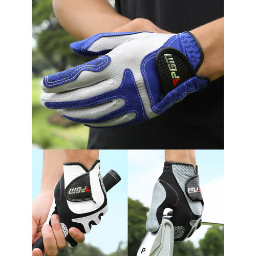 PGM 高爾夫手套男士透氣超纖布防滑耐磨球桿裝備飛盤手套左右雙手 PGM 高爾夫手套男士透氣超纖布防滑耐磨球桿裝備飛盤手套左右雙手