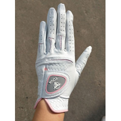 高爾夫球手套女雙手防曬真皮耐磨防滑golf超軟純小羊皮女款韓國