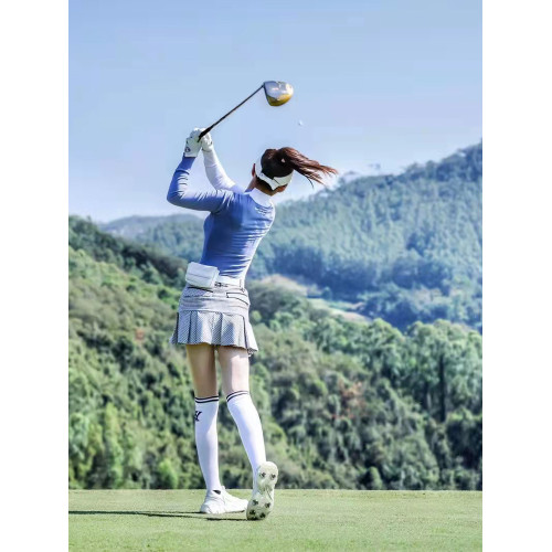 高爾夫球手套女雙手防曬真皮耐磨防滑golf超軟純小羊皮女款韓國
