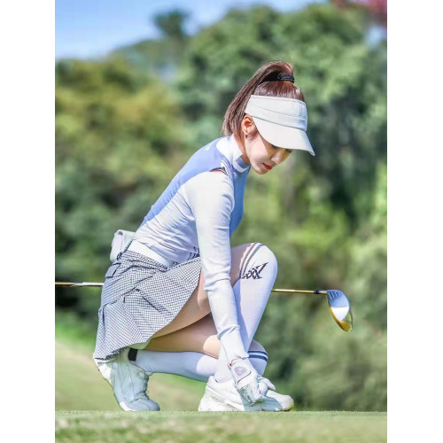 高爾夫球手套女雙手防曬真皮耐磨防滑golf超軟純小羊皮女款韓國