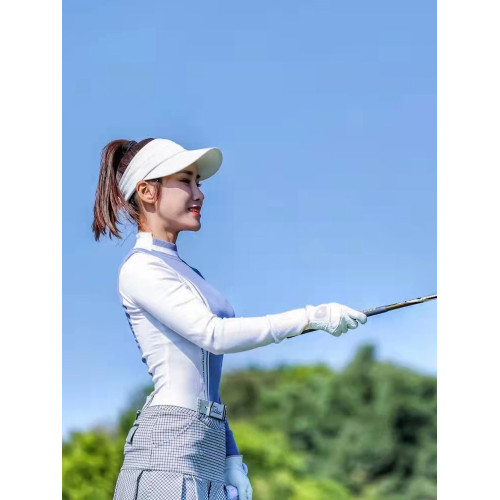 高爾夫球手套女雙手防曬真皮耐磨防滑golf超軟純小羊皮女款韓國