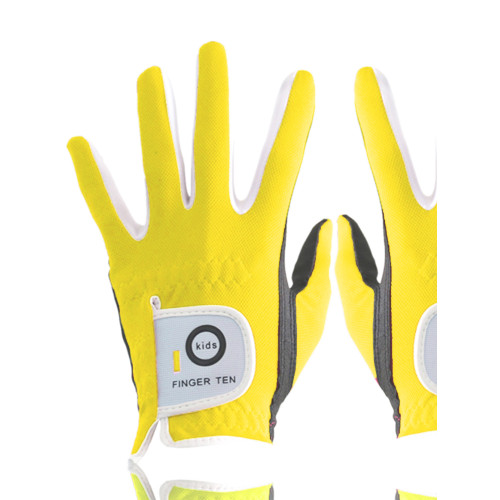 兒童高爾夫手套男女童布練習雙手耐磨魔術貼golf透氣運動騎行護指