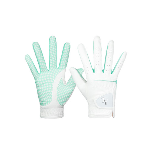高爾夫球手套女士防曬透氣PU皮革防滑耐磨舒適左右雙手1雙裝球童