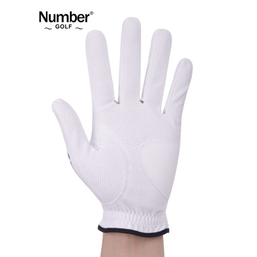 Number高爾夫手套骷髏頭魔術手套防滑耐磨透氣運動男手套右NMG015