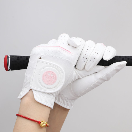 高爾夫手套女薄款雙手進口納米超纖布高爾夫球手套透氣耐磨可水洗 高爾夫手套女薄款雙手進口納米超纖布高爾夫球手套透氣耐磨可水洗