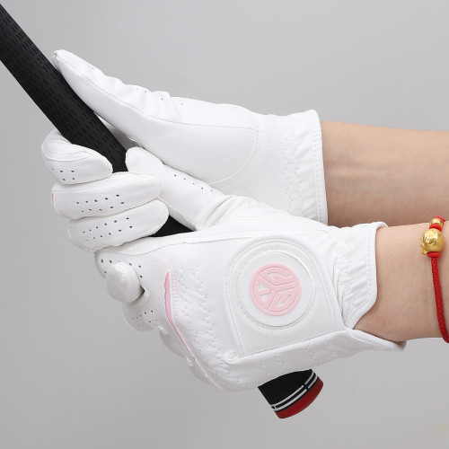 高爾夫手套女薄款雙手進口納米超纖布高爾夫球手套透氣耐磨可水洗 高爾夫手套女薄款雙手進口納米超纖布高爾夫球手套透氣耐磨可水洗