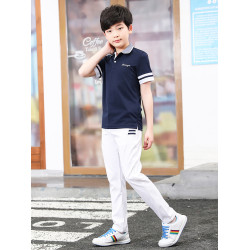 高爾夫兒童服裝 男生童裝春夏長褲 男孩運動休閒球褲學生薄款褲子