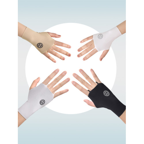 DEXGOLF韓國高爾夫手套夏季露指透氣冰絲防曬薄款右手單衹半指套