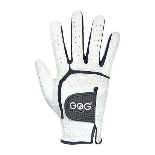 新品GOG高爾夫球手套全羊皮左右雙手透氣柔軟耐磨白進口真皮 新品GOG高爾夫球手套全羊皮左右雙手透氣柔軟耐磨白進口真皮