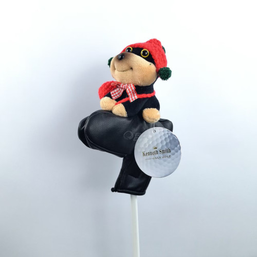 韓國真皮磁吸高爾夫推桿套一字推桿套高爾夫桿套帽套桿頭套用品