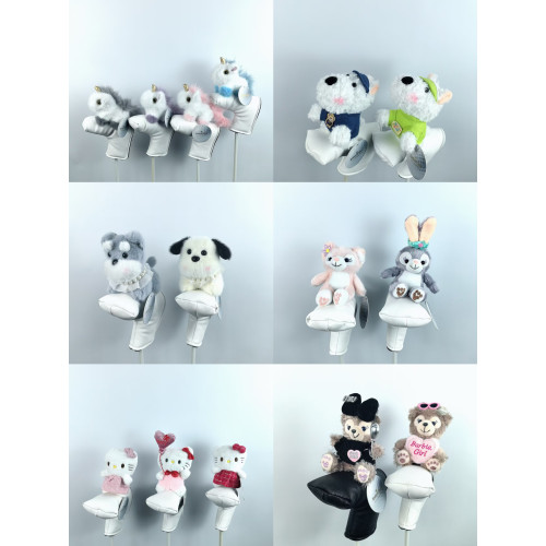 韓國真皮磁吸高爾夫推桿套一字推桿套高爾夫桿套帽套桿頭套用品