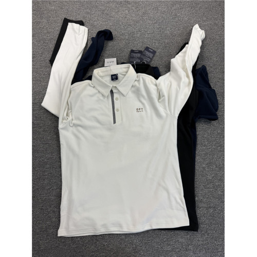 韓版 高爾夫長袖 男 T恤 秋冬 彈力 帶絨加厚 韓版 高爾夫長袖 男 T恤 秋冬 彈力 帶絨加厚