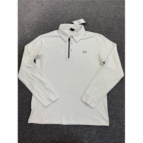 韓版 高爾夫長袖 男 T恤 秋冬 彈力 帶絨加厚 韓版 高爾夫長袖 男 T恤 秋冬 彈力 帶絨加厚