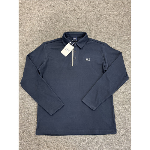 韓版 高爾夫長袖 男 T恤 秋冬 彈力 帶絨加厚 韓版 高爾夫長袖 男 T恤 秋冬 彈力 帶絨加厚