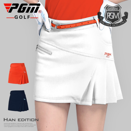 PGM高爾夫半裙女裙半身裙子高爾夫短裙安全褲裙百褶裙 