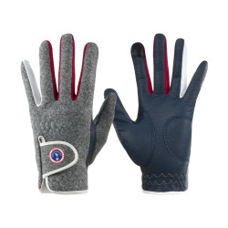 高爾夫男士手套冬季保暖防風可觸控螢幕防滑運動戶外騎行跑步雙手手套