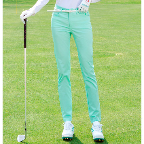秋季高爾夫球女士長褲輕薄中腰棉修身舒適運動球服休閒褲子服裝