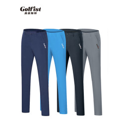 夏季高爾夫褲子男彈力透氣速乾運動球褲golf男裝長褲薄款男褲修身