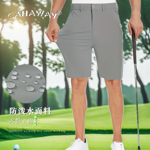 直筒褲休閒防潑水設計時尚潮流商務運動兩穿男士褲子直筒褲golf