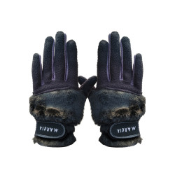 韓國高爾夫球手套女雙手兒童加厚冬季保暖防滑白色黑色女士觸控螢幕式