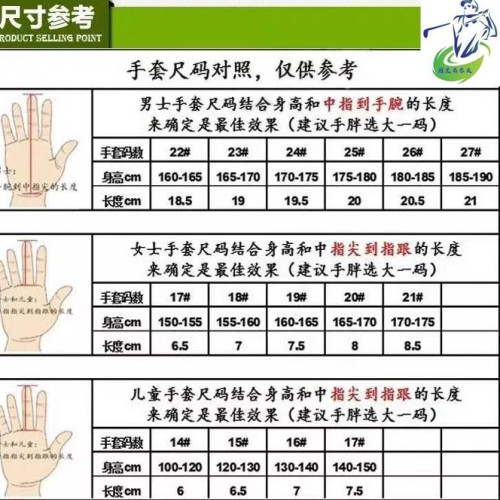 男士高爾夫手套手掌羊皮耐磨運動Golf球手指套防滑左手透氣gloves