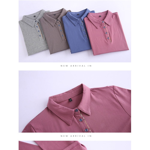 秋裝高爾夫女上衣戶外休閒運動時尚修身顯瘦長袖T恤女裝速乾球服 秋裝高爾夫女上衣戶外休閒運動時尚修身顯瘦長袖T恤女裝速乾球服