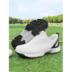 韓版高爾夫球鞋男士戶外防水透氣運動流蘇復古英倫風拉鍊鞋帶男鞋