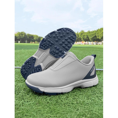 韓版高爾夫球鞋男士戶外防水透氣運動流蘇復古英倫風拉鍊鞋帶男鞋 韓版高爾夫球鞋男士戶外防水透氣運動流蘇復古英倫風拉鍊鞋帶男鞋