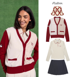 韓國MALBON高爾夫服裝女款運動休閒套裝漁夫帽針織衫長袖T恤短裙