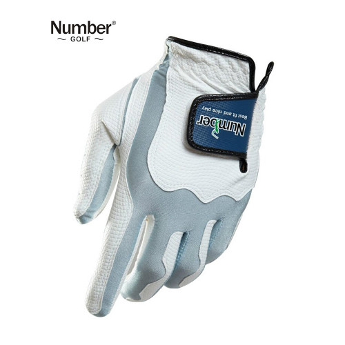 Number高爾夫手套男士女士可配左右手伸縮魔術手套PU