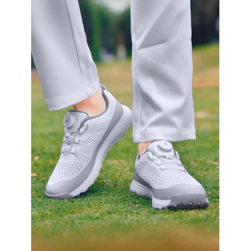 森歌高爾夫 球鞋男舒適防水旋鈕釦網面透氣防滑固定釘戶外運動鞋 森歌高爾夫 球鞋男舒適防水旋鈕釦網面透氣防滑固定釘戶外運動鞋