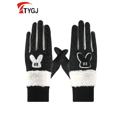 高爾夫手套女士冬季保暖防寒可觸控螢幕絨毛防滑手套運動戶外騎行雙手 高爾夫手套女士冬季保暖防寒可觸控螢幕絨毛防滑手套運動戶外騎行雙手