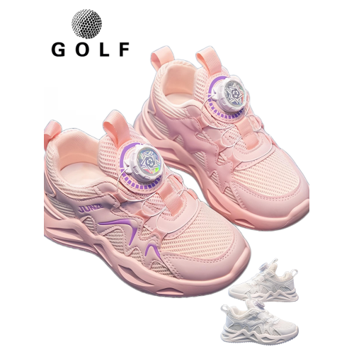 兒童高爾夫球鞋防水運動鞋子女童秋冬小白鞋百搭golf透氣防滑耐磨 兒童高爾夫球鞋防水運動鞋子女童秋冬小白鞋百搭golf透氣防滑耐磨