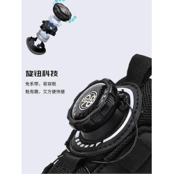 高爾夫球鞋男童鞋舒適防水鞋子旋轉鞋帶運動鞋青少年防側滑golf鞋