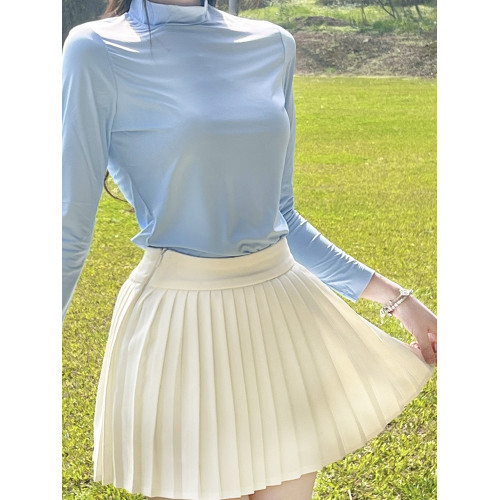 NIEFLE高爾夫球衣女夏長袖防曬冰絲衣打底衣速乾透氣修身彈力顯瘦 NIEFLE高爾夫球衣女夏長袖防曬冰絲衣打底衣速乾透氣修身彈力顯瘦