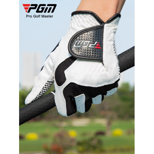 PGM 高爾夫手套男士透氣超纖布手套golf用品單衹左右雙手釣魚手套