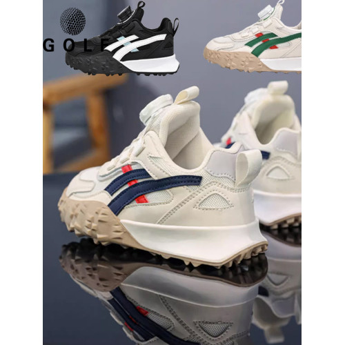 2023高爾夫球鞋兒童運動防側滑鞋女童防水鞋旋轉鞋帶男童golf鞋子